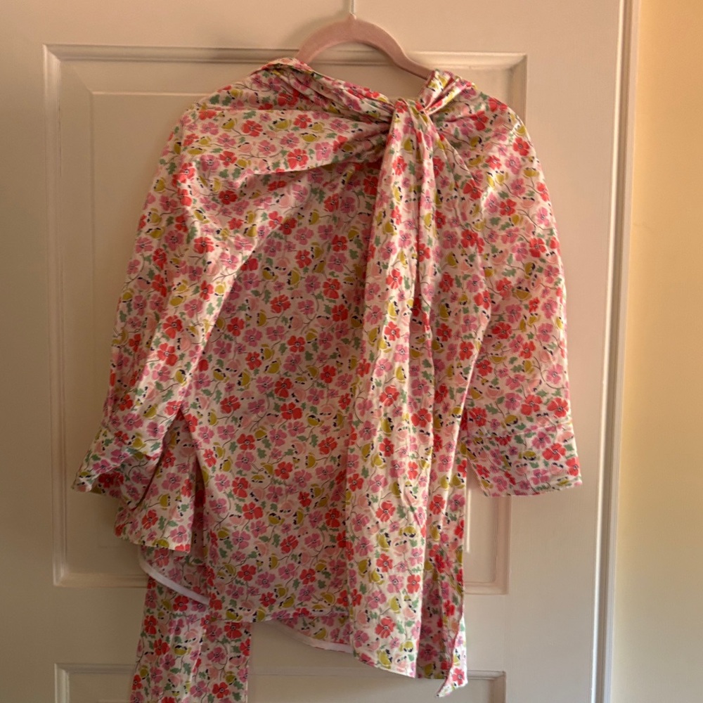 Tish Cox Floral Pink Blouse